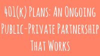 401k Public-Private Partnership