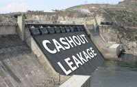 Cash Out Leakage Hoover Dam