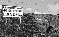 Retirement Savings 401K Cashout Landfill