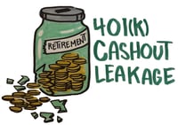 401k cashout leakage jar