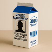 milk carton with ad on missing ppts